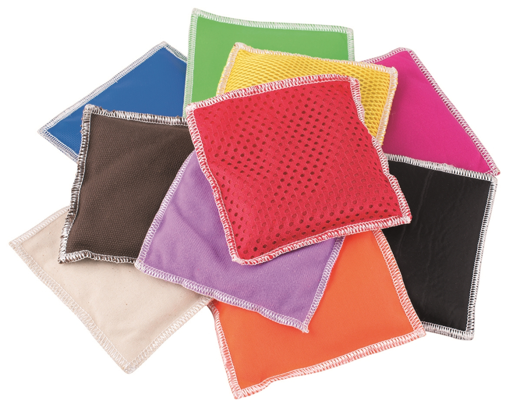 Set of 10 Textured Bean Bags