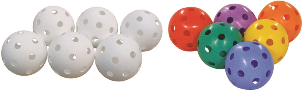 Set of 6 Floor Hockey Balls