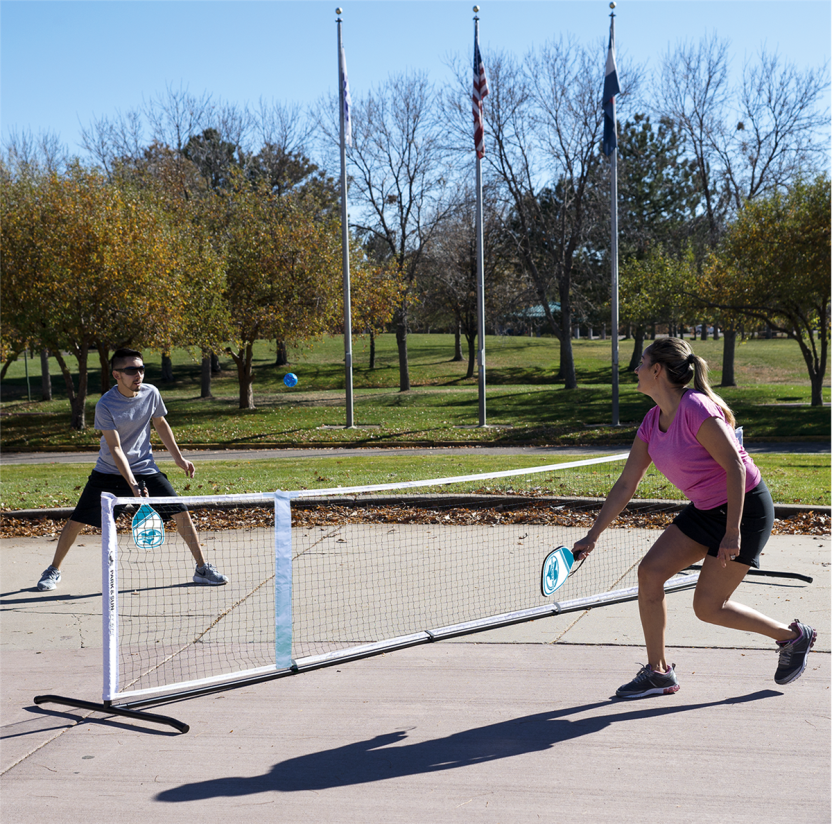 Portable and Adjustable Pickleball Tennis Net Set