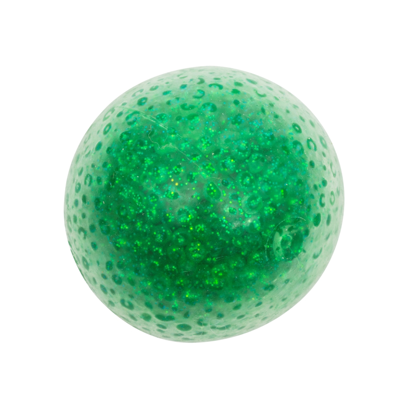 Set of 12 Glitter Bead Squishy Balls