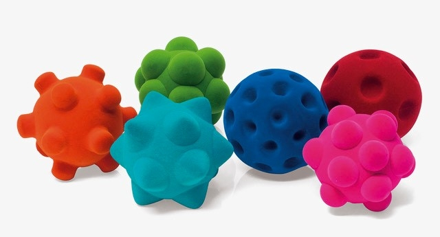 Set of 6 Rubbabu Sensory Balls