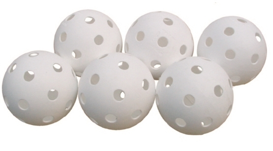 Set of 6 Floor Hockey Balls