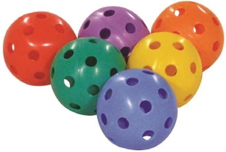 Set of 6 Floor Hockey Balls