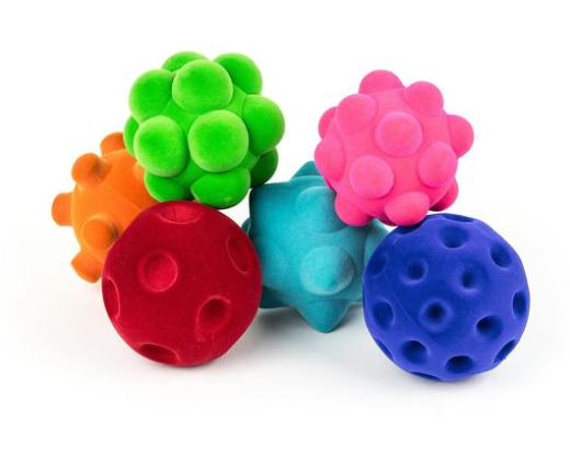 Set of 6 Rubbabu Sensory Balls