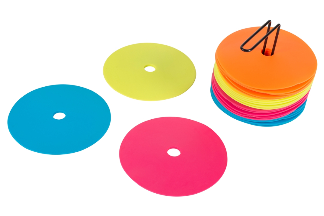 Set of 24 Small Spot Markers in Neon Colors