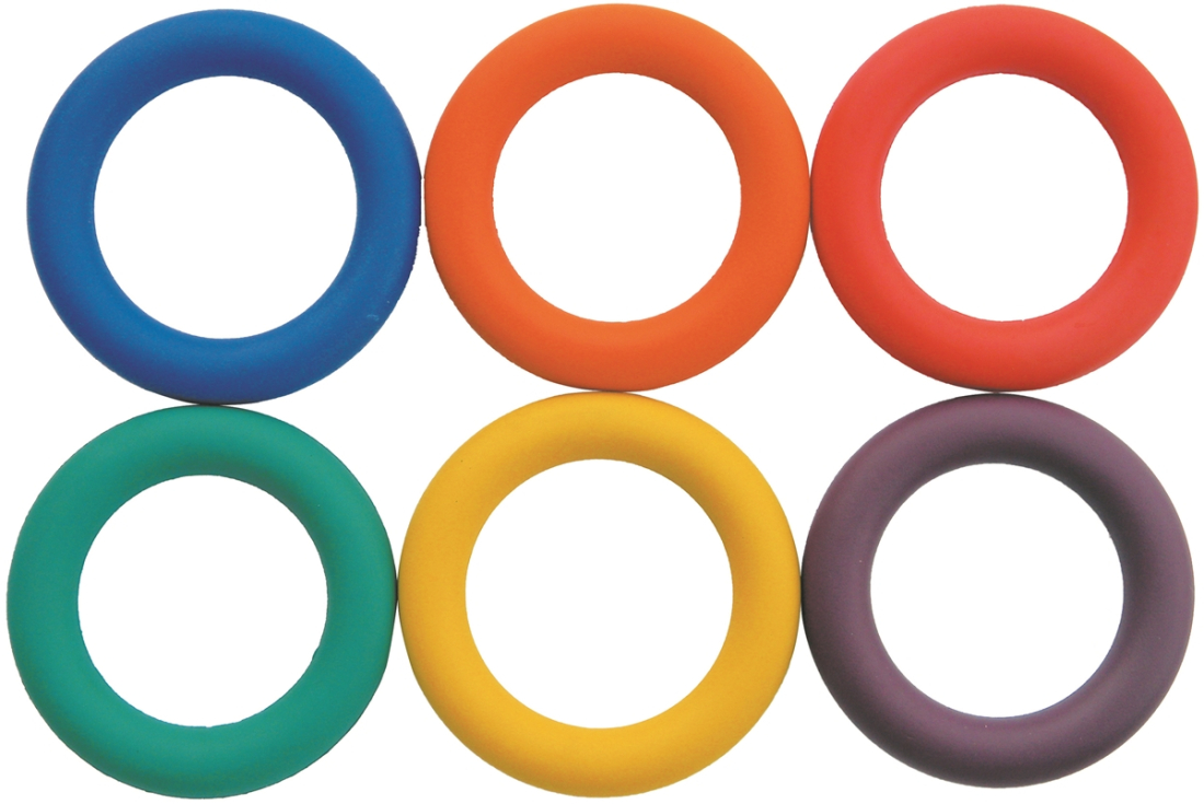 Deck Tennis Rings, set of 6