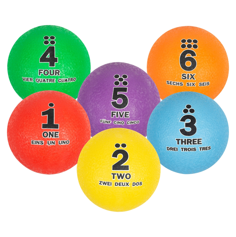 Set of 6 Utility Sequencing Balls