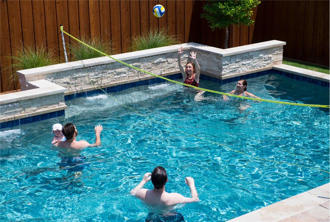 Pool Volleyball Net System