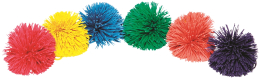 Set of 6 Pom Pom Balls