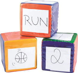 Set of 3 Move Cubes 15cm