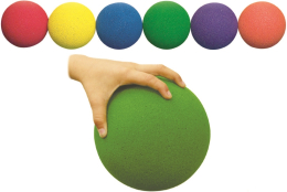 Out-R-Coat Foam Balls Set of 6 colors