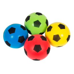 Set of 4 Softy Foam Footballs