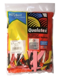 Pack of 100 Qualatex 260Q modelling balloons