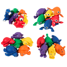 Set of 6 Bean Bag Animals