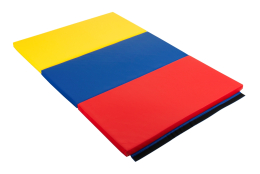 Tapis pliable de couleur