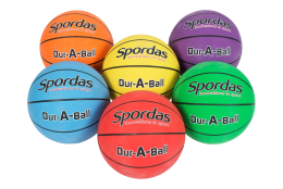 Set of 6 Spordas Dur-A-Ball Basketballs